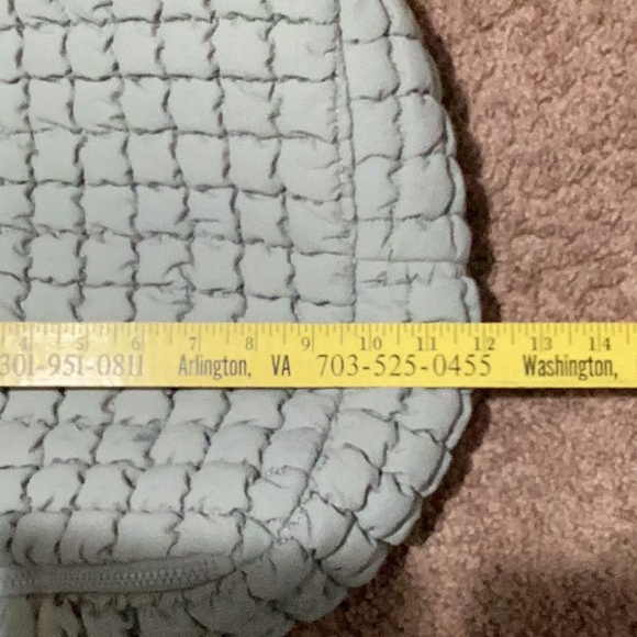 FLX Women's Quilted Hobo Bag in Light Sage - see description - Picture 7 of 9